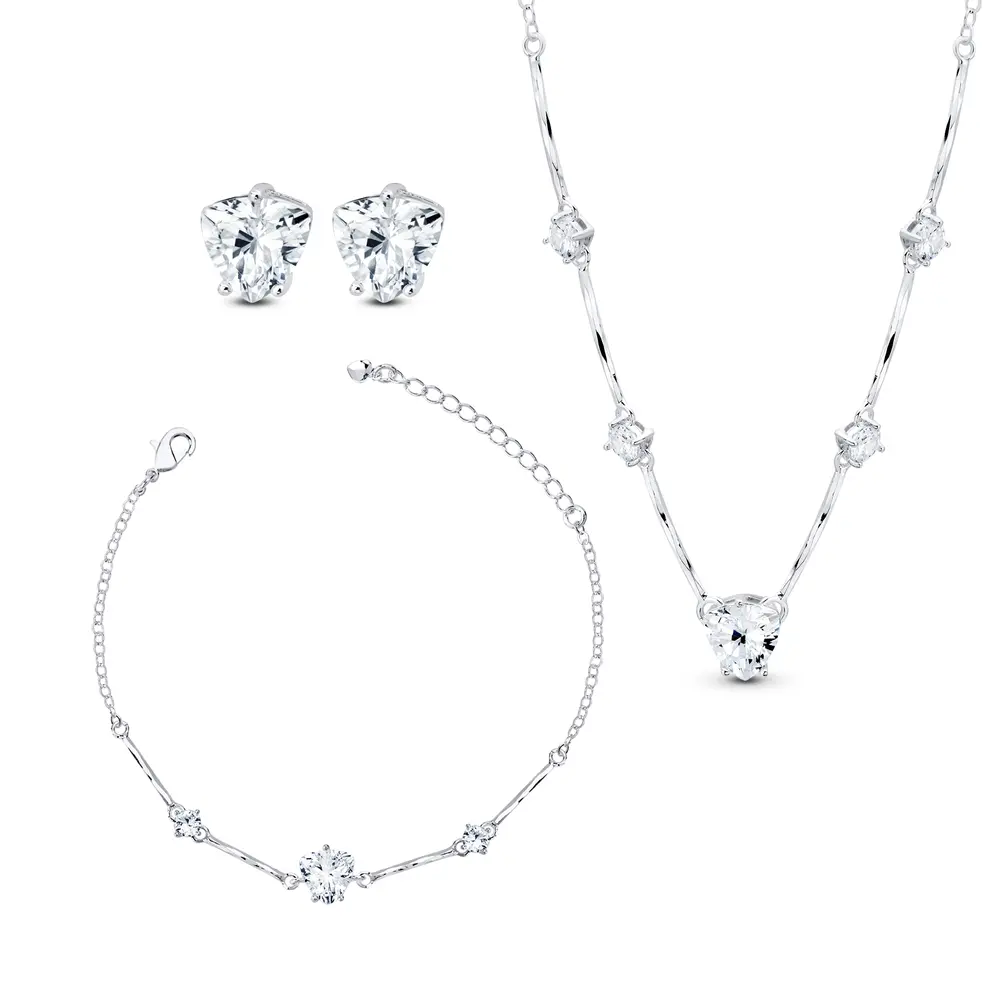 Conjunto Prata Leve Bless Esplendor