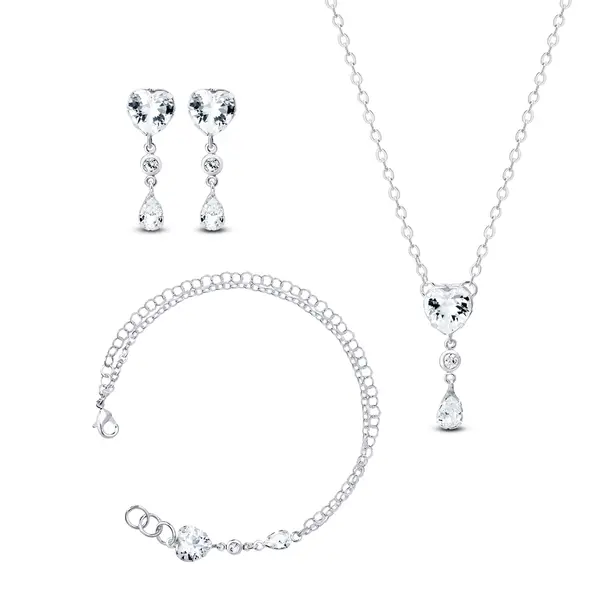 Conjunto Prata Leve Bless Heart