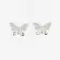 Brinco Prata Borboleta Zircônias