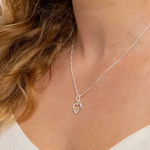 Pingente Prata Coração