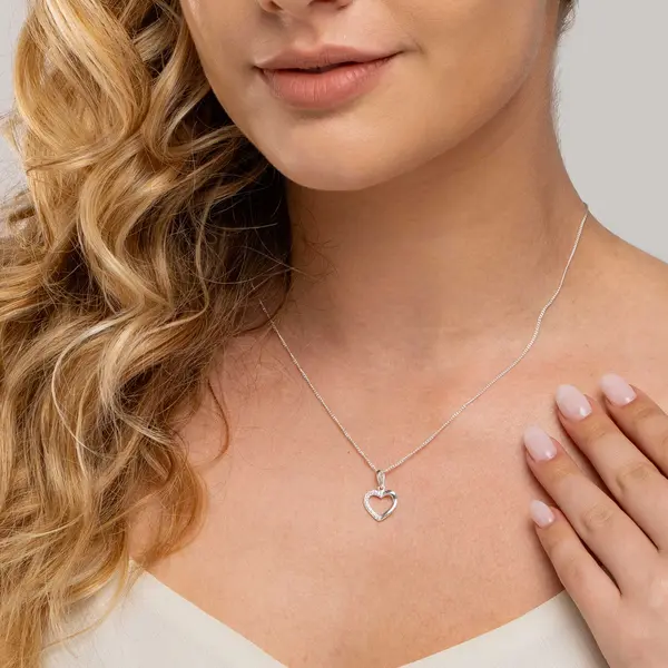 Pingente Prata Coração