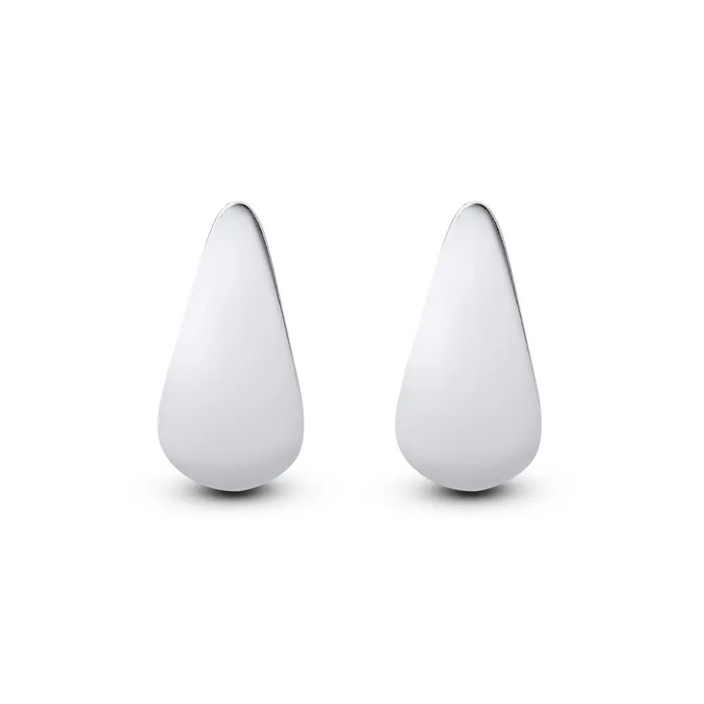 Brinco Prata Minimalista Liso