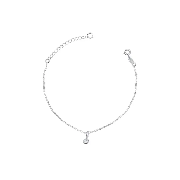 Pulseira Prata Ponto Luz