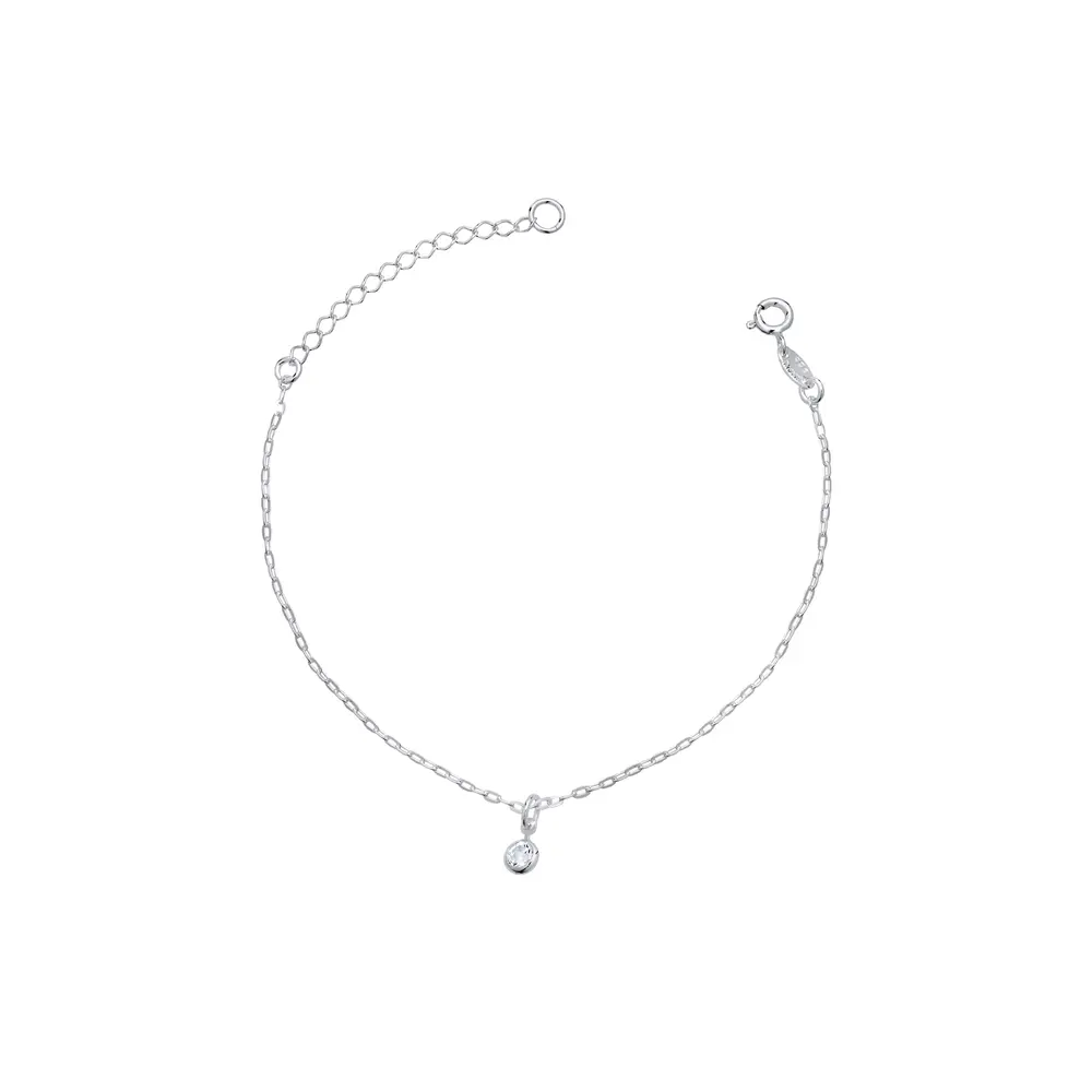 Pulseira Prata Ponto Luz