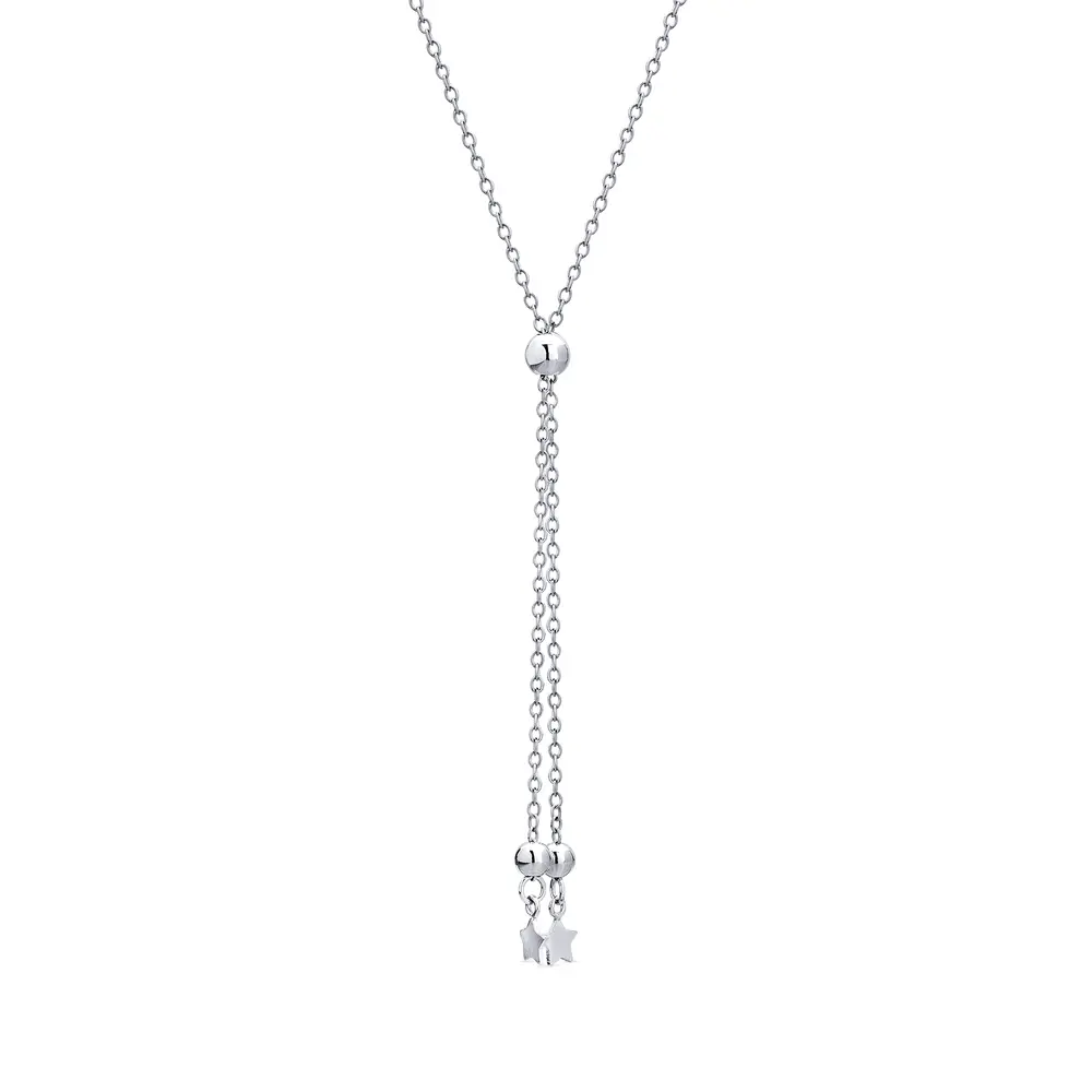 Gargantilha Prata Com Estrela