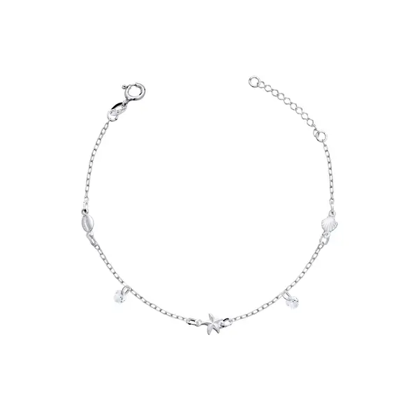 Pulseira Prata Fundo do Mar