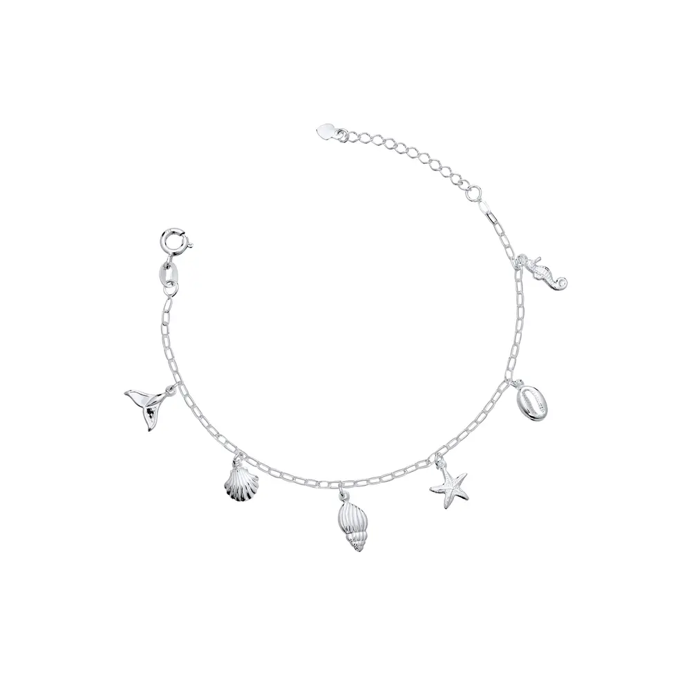 Pulseira Prata Fundo do Mar