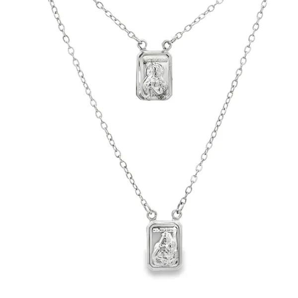 Escapulário Aço Nossa Senhora do Carmo P