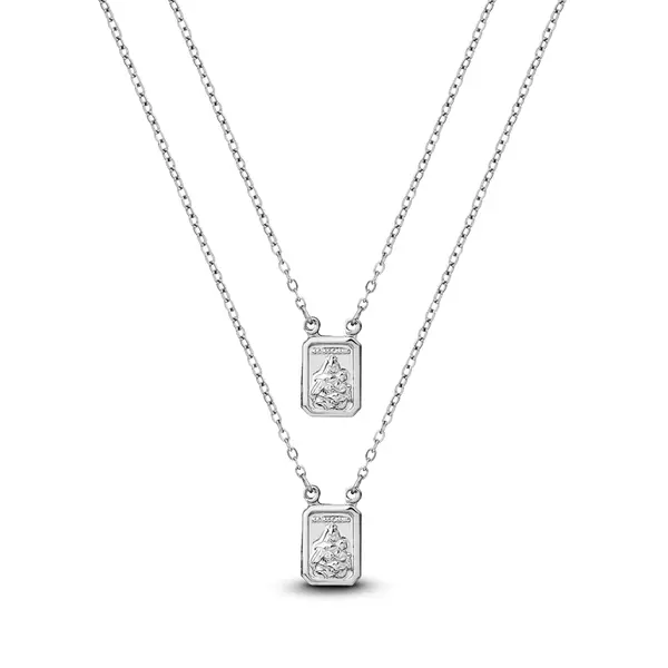 Escapulário Aço Nossa Senhora do Carmo P