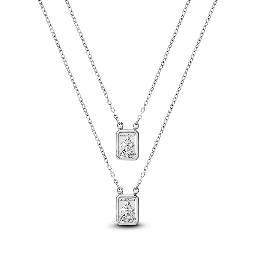 Escapulário Aço Nossa Senhora do Carmo P