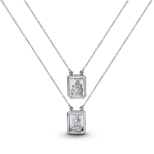 Escapulário Aço Nossa Senhora do Carmo G