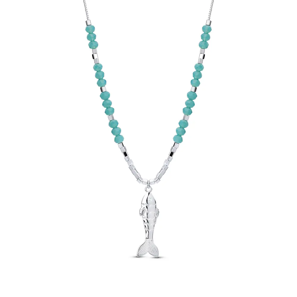 Gargantilha Prata Leve Carpa