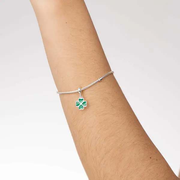 Berloque Prata Art Colection Trevo da Sorte