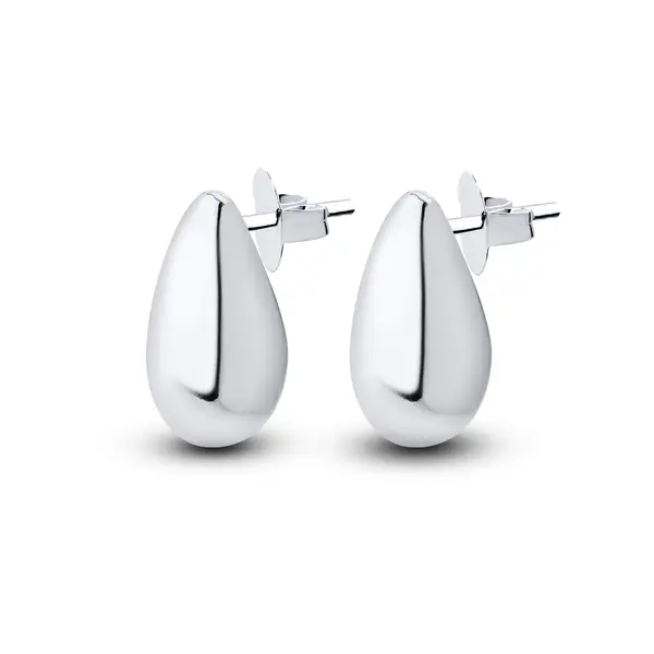 Brinco Prata Gota Lisa