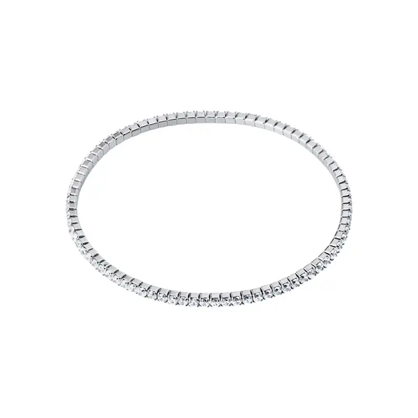 Bracelete Prata Rodinada Riviera Redonda PP Branca