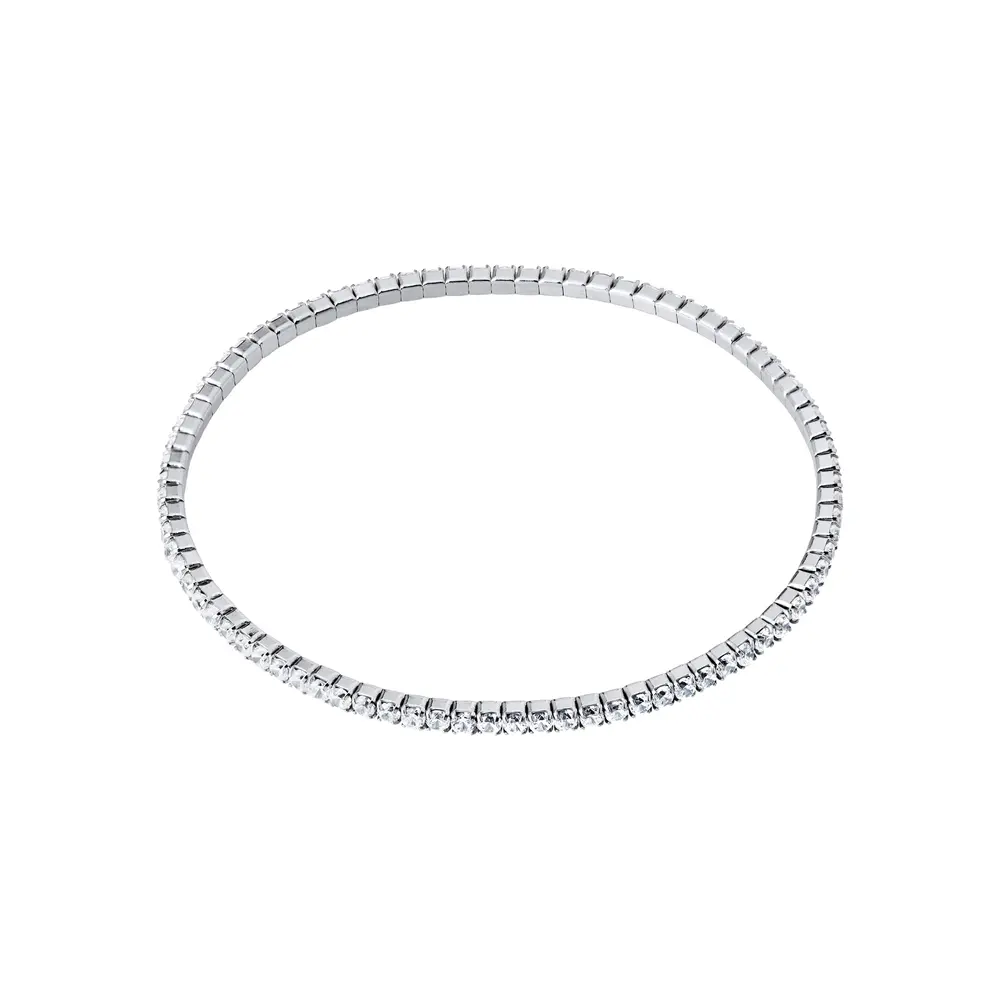 Bracelete Prata Rodinada Riviera Redonda PP Branca