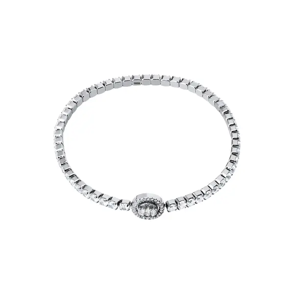 Bracelete Prata Rodinada Riviera Redondas e Zircônias Centrais