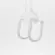 Brinco Prata Argola Gota Cravejada