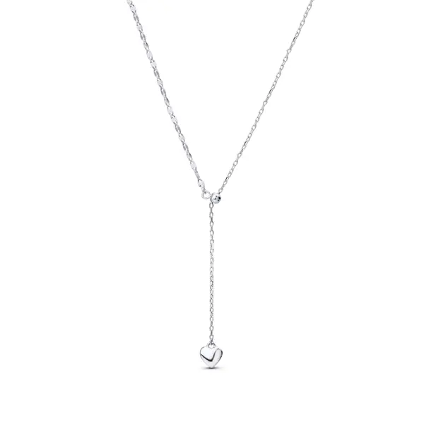 Gargantilha Prata Coração Liso