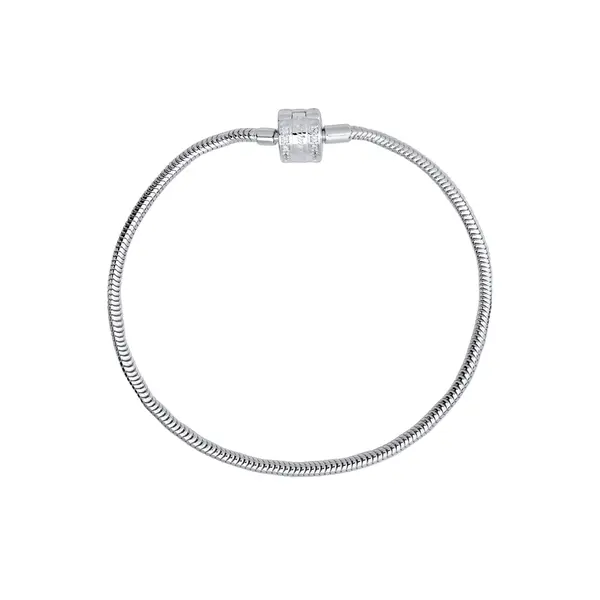 Pulseira Prata Art Collection Realizações + Trava