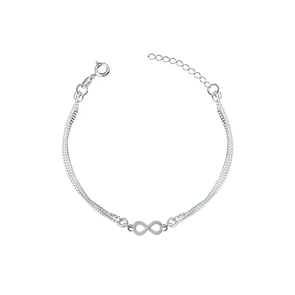 Pulseira Prata Infinito