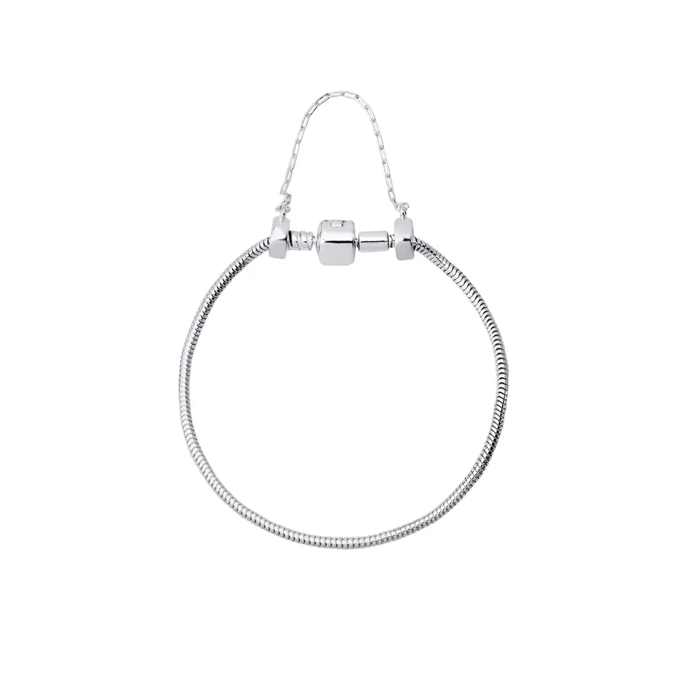 Pulseira  Prata  Art Collection + Trava