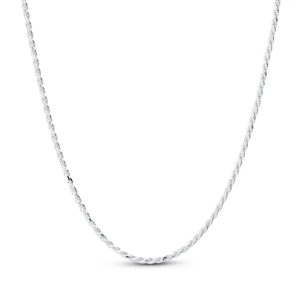 Corrente Prata Cordão Baiano 60cm 1,5mm