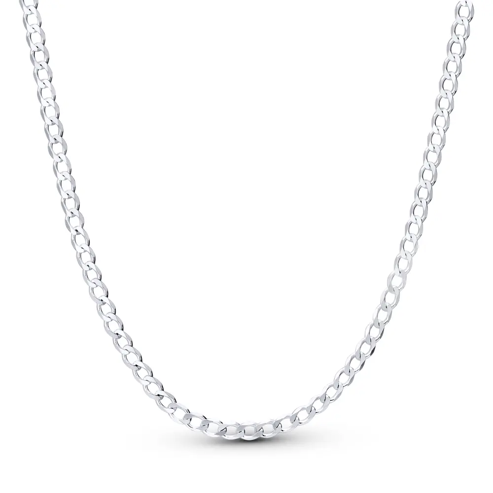 Corrente Prata Grumet 70cm 3mm