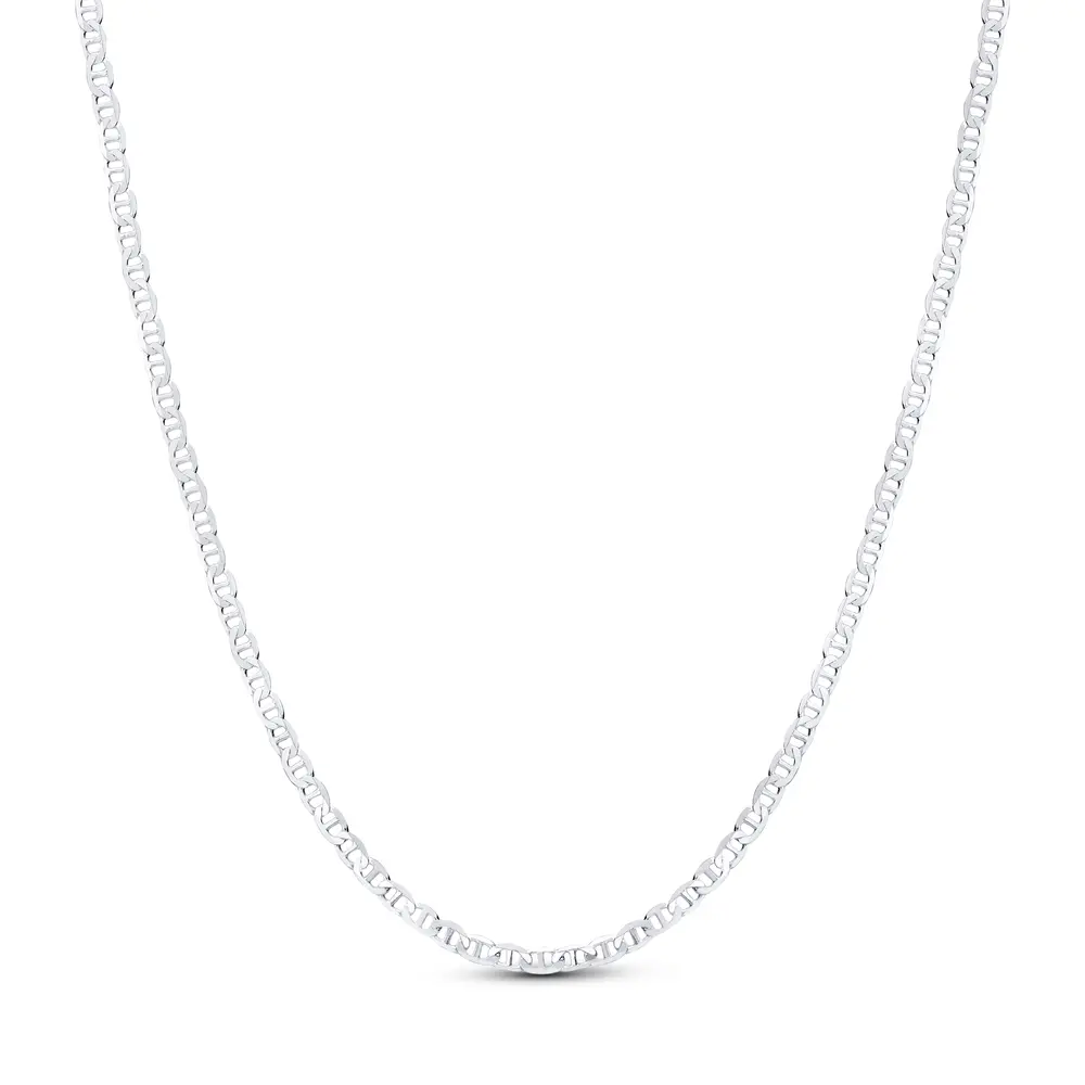 Corrente Masculina Prata Marina 70cm 2,5mm