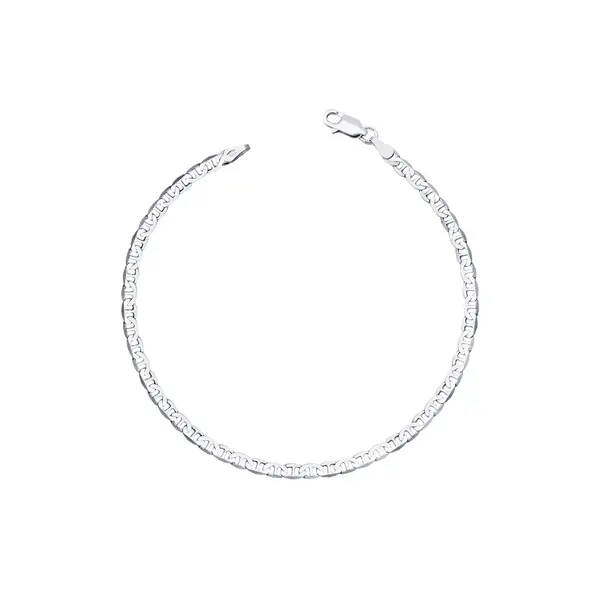 Pulseira Prata Marina 20cm 3,2mm