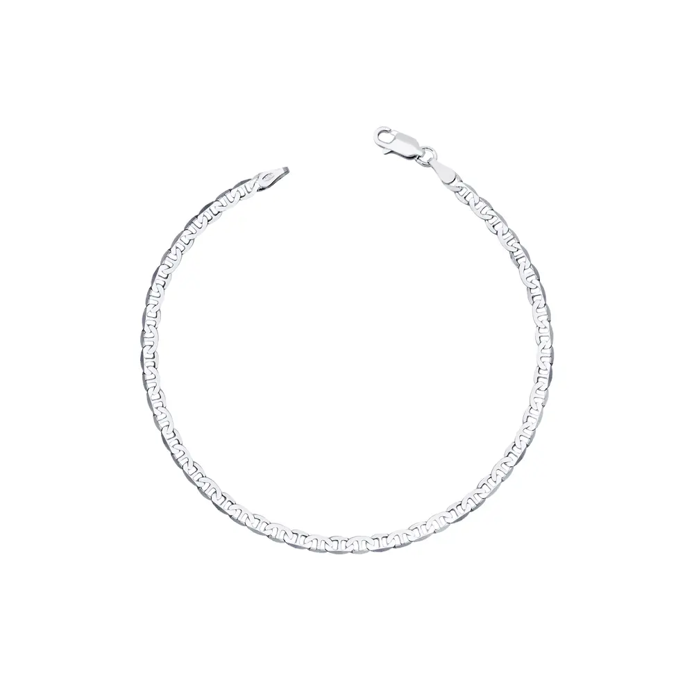 Pulseira Prata Marina 20cm 3,2mm