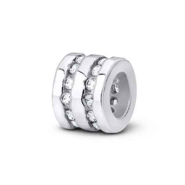 Berloque Prata Art Collection Separador Zircônia