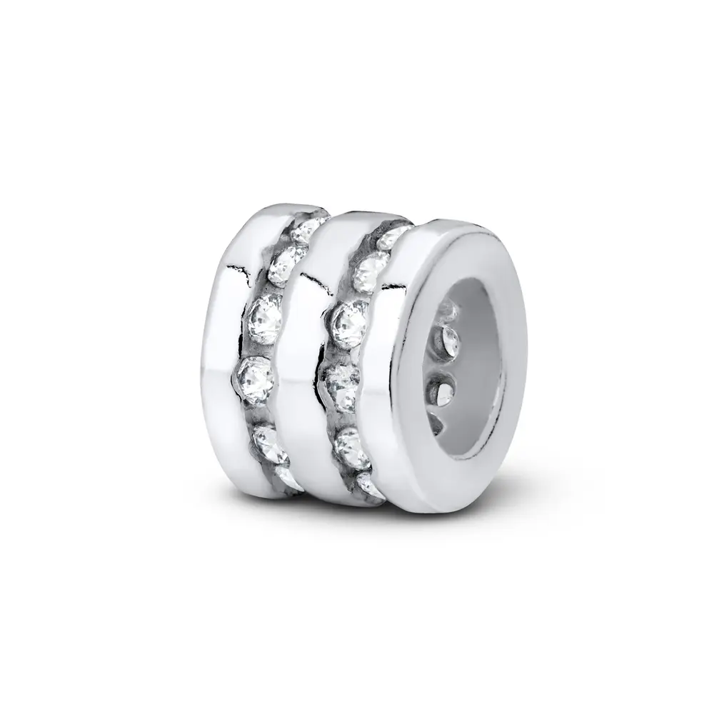 Berloque Prata Art Collection Separador Zircônia