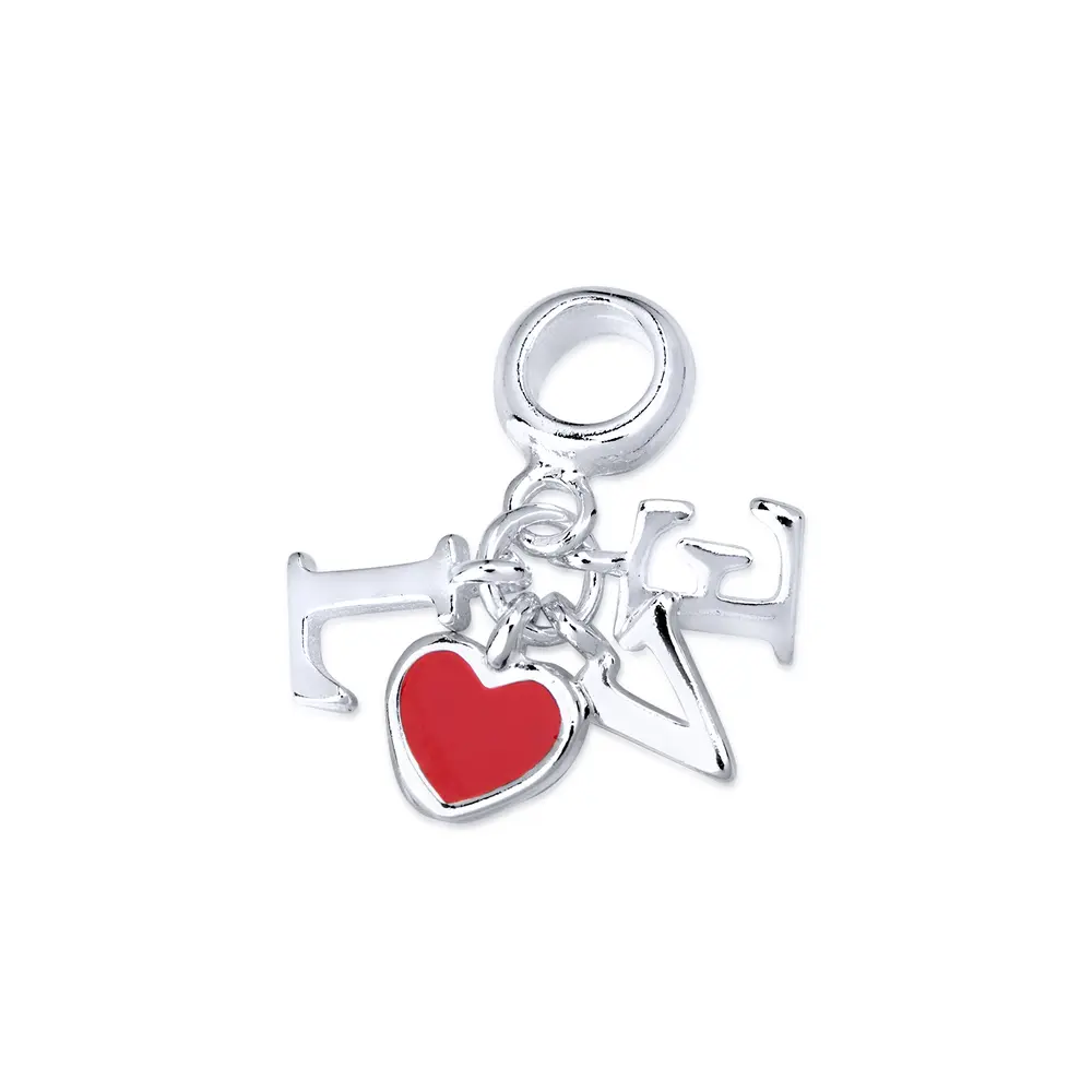 Berloque Prata Art Collection Love
