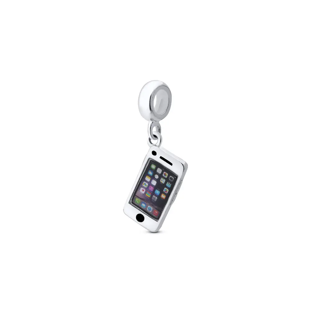 Berloque Prata Art Collection Iphone