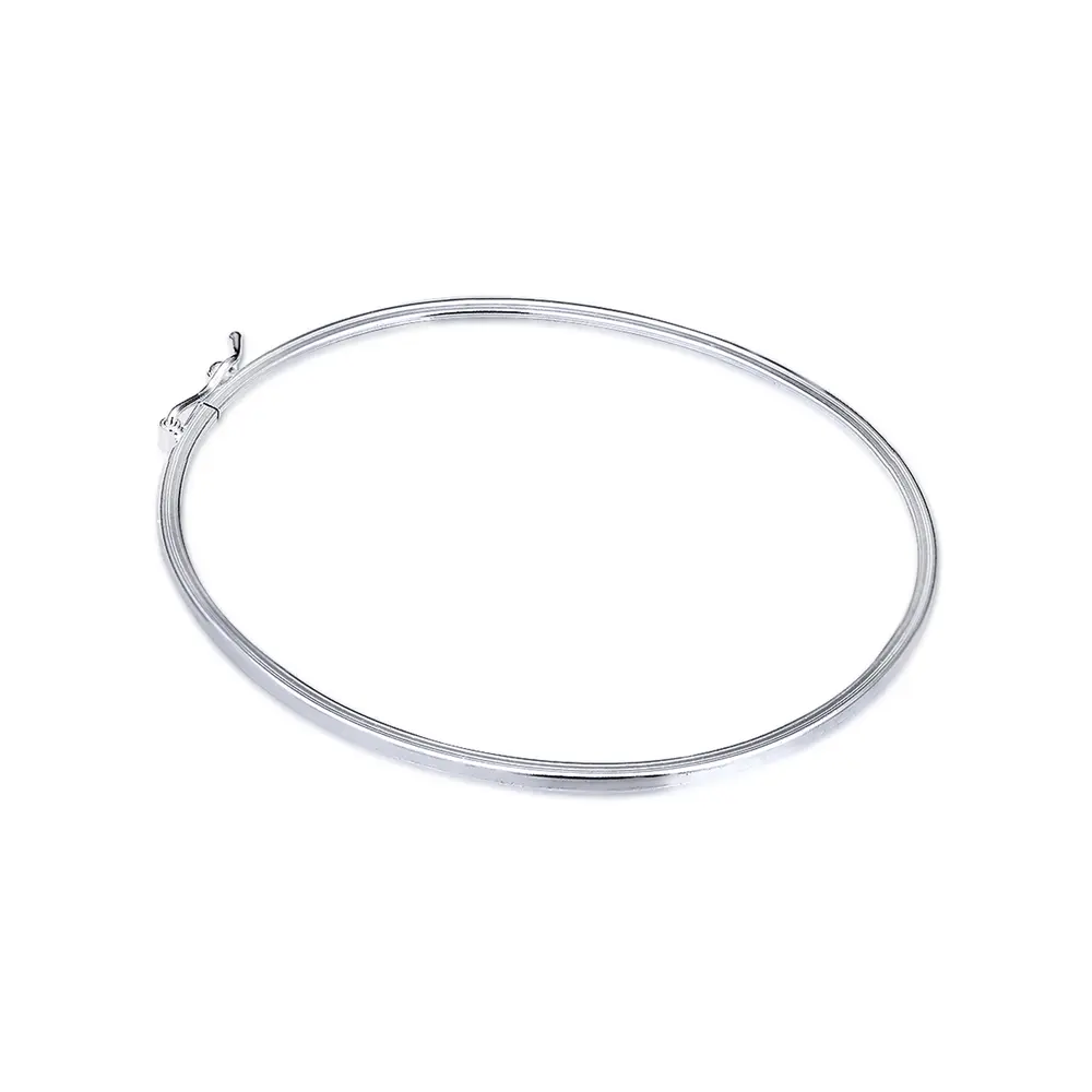 Bracelete Prata Quadrado