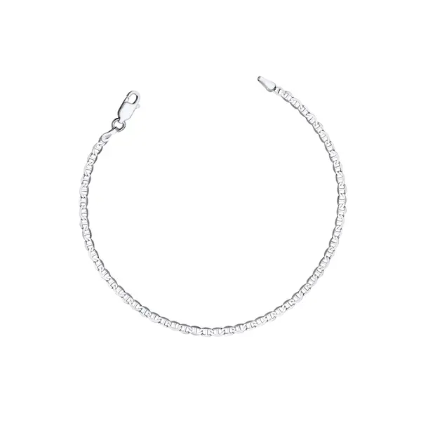 Pulseira Prata Marina 20cm 2,5mm