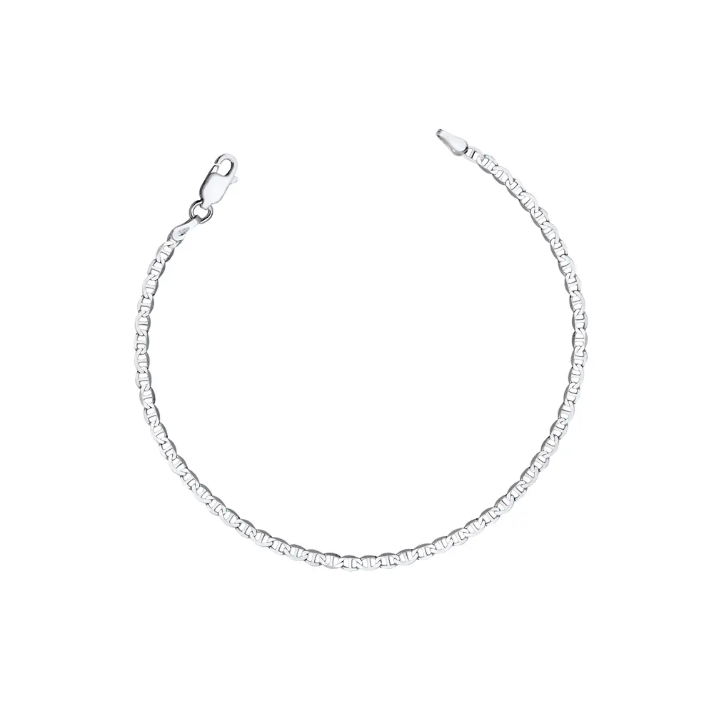 Pulseira Prata Marina 20cm 2,5mm