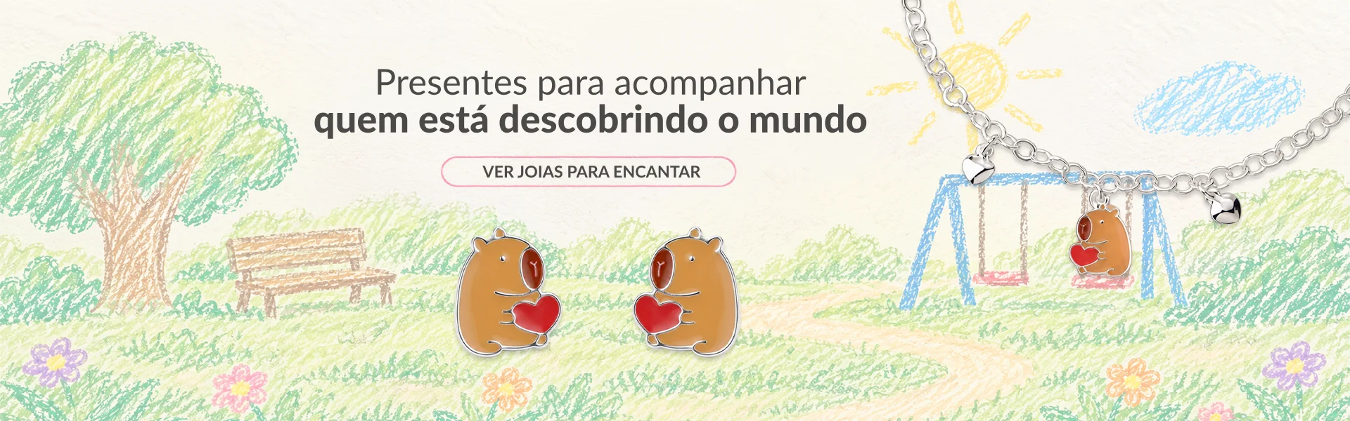 Joias Infantis para Presentear com Carinho