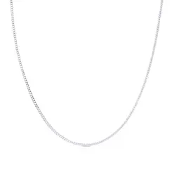 Corrente Prata Grumet 45cm 1,2mm