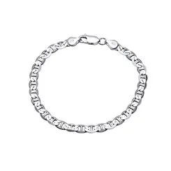 Pulseira Prata Malha Latinha 20Cm