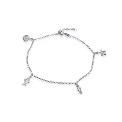 Pulseira Prata Fundo Do Mar