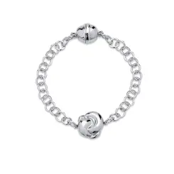 Pulseira Celebrate Nó Banho De Ródio