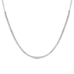 Choker Prata Leve Rivieira Branca