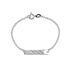 Pulseira Prata Placa