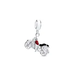 Berloque Prata Art Collection Motocicleta