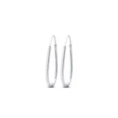 Brinco Prata Argola Gota Pp