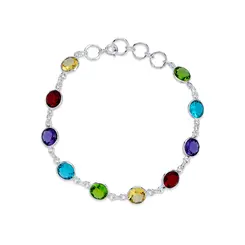 Pulseira Prata Pedra Natural