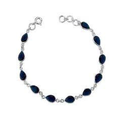 Pulseira Prata Pedra Natural
