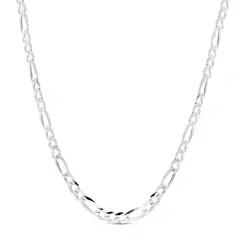 Corrente Prata Masculina Figaro 70cm 5mm